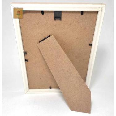 Imagem de Kit 4 Porta Retrato 15x20 Madeira Horizontal Vertical Parede - Mkt Mul