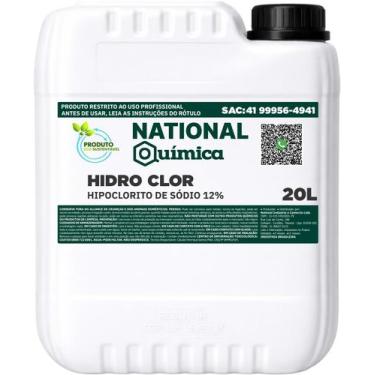 Imagem de Hipoclorito de Sódio 20 L Hidro Clor National Química