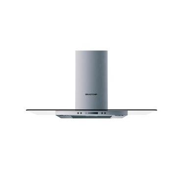 Imagem de Coifa de Parede Brastemp 90 cm Inox 5 e 6 Bocas Timer Autodesligamento BAP90AR