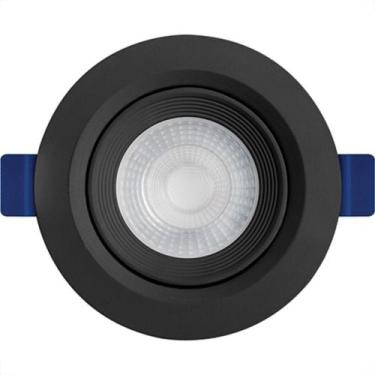 Imagem de Spot Emb.05W Led 3000K Red B_D Preto - SATA