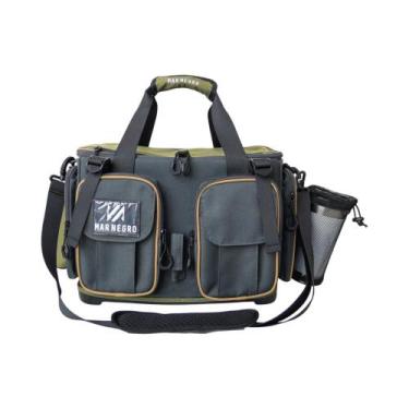 Imagem de Bolsa de Pesca Anglers Mar Negro Reforçada 4 Estojos -, Verde