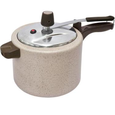 Imagem de Panela de Pressão Antiaderente Crema 4,5 L - Marcolar