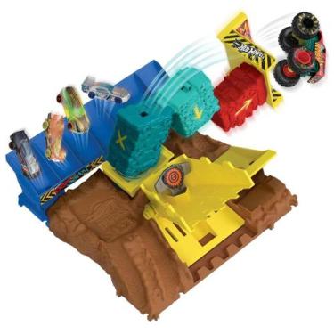 Imagem de Brinquedo Pista Hot Wheels Demolição Semi Final Mattel