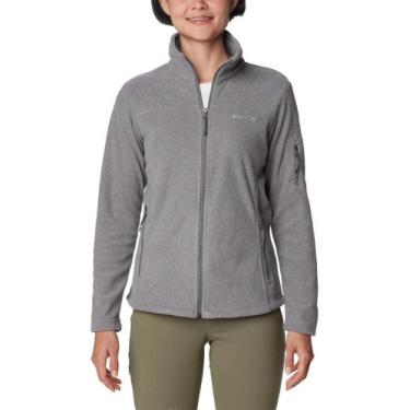 Imagem de Jaqueta Fleece Columbia Feminina Fast Trek II Cinza Claro, Cinza claro