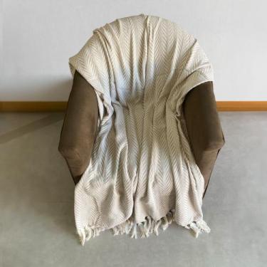 Imagem de Manta Eder Gigante Casal 100 Algodão 1,95x1,45m para Sofá e Cama, Avel