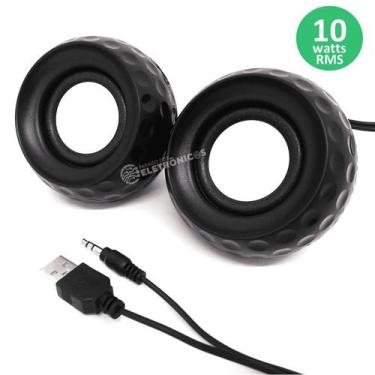 Imagem de Caixinha Auto Falante Para Computador e Notebook Com 10W RMS KP7029PR 
