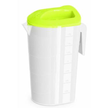 Imagem de Jarra Plástica 2L com Tampa Colorida - Plastsu