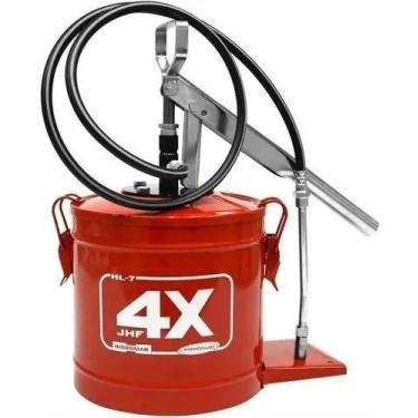 Imagem de Engraxadeira Manual Hidromar 7kg Com Compactador Alta Pressã - Congrat