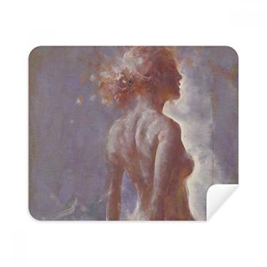 Imagem de Dance XJJ Pano de limpeza de pintura a óleo Limpador de tela 2 peças Tecido de camurça