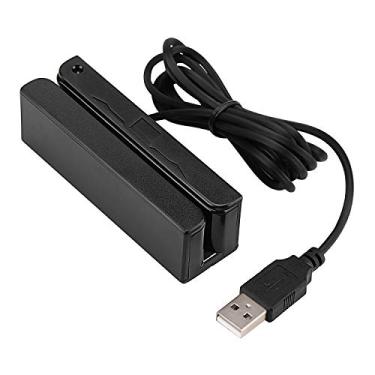 Imagem de Leitor de cartão de crédito magnético MSR90 USB Swip, 3 faixas, mini leitor de cartão inteligente MSR605 MSR606 Defenn