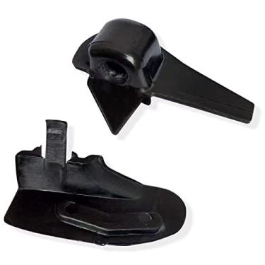 Imagem de Inserção de plástico para troca de pneus, protetor de máquina de pneus, protetor de aro de roda para montagem de cabeça de pato, kit de acessórios de proteção de reparo de pneus, 6 dianteiros + 6 inserções traseiras/pacote, 1 pacote, 17BCL