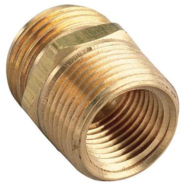 Imagem de Orbit 53038 Encaixe de mangueira dupla de latão, 1,9 cm x 1,9 cm x 1,2 cm