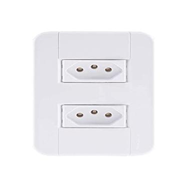 Imagem de CONJUNTO 2 TOMADAS 2P+T 20A/250V TABLET BRANCO