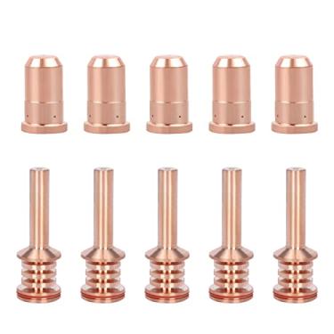 Imagem de KERUE 5 peças 420132 eletrodo 5 peças 420134 bocal adequado para consumíveis de corte plasma PMX 30AIR