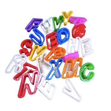 Imagem de Nandos-Store - Cortador Forminha De Massinha Alfabeto Letras e Números Molde Modelar - Nsmart_Store (50 Unidades)