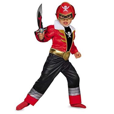 Imagem de Disguise Saban Super MegaForce Power Rangers Red Ranger Toddler Muscle Costume, Small/2T