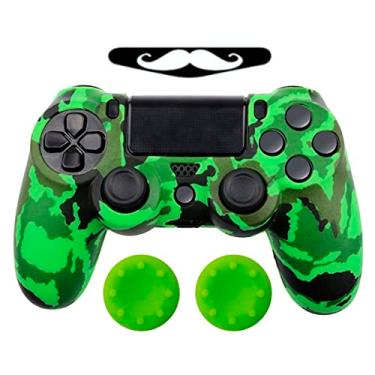 Imagem de Capa Capinha Case Skin Compatível com Controle Joystick do Playstation 4 PS4 Protetora Anti Impacto Queda Silicone Alta Proteção (Graffiti 08)