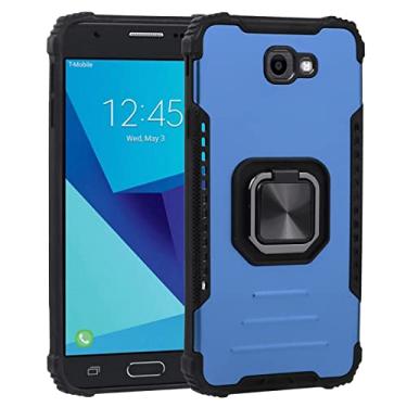 Imagem de Capa de celular Para Samsung Galaxy J7 Prime Case, capa testada com estojo protetor de montagem de carro de anel de kickstand magnético, híbrido duro PC Suave Tpu. Caso protetor à prova de choque