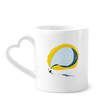 Imagem de Caneca Universe Alien Monster Cat In The Night Caneca de café cerâmica copo de coração de vidro