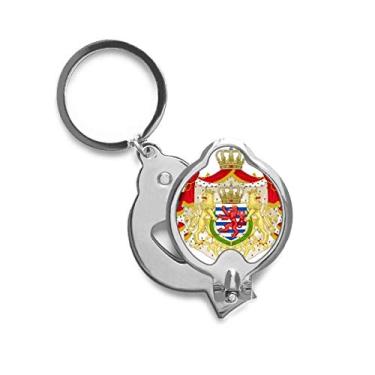 Imagem de Cortador de unhas de aço inoxidável com emblema nacional de Luxemburgo