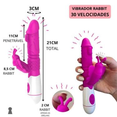 Imagem de Vibrador Ponto G Clitoriano Estimulador Erotico Feminino - Discretta