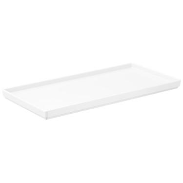 Imagem de Bandeja Retangular Melamina Branca 27Cm X 13Cm Coza