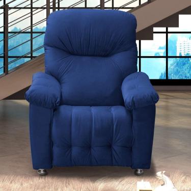 Imagem de Poltrona Reclinável Virtus Matrix Azul