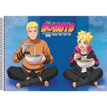 Imagem de Caderno Desenho Boruto/Naruto Grande Capa Dura 60 Folhas Sd - Sd Inova