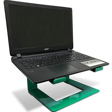 Imagem de Suporte para Notebook Laptop Macbook Stand Dj em Aço - Verde