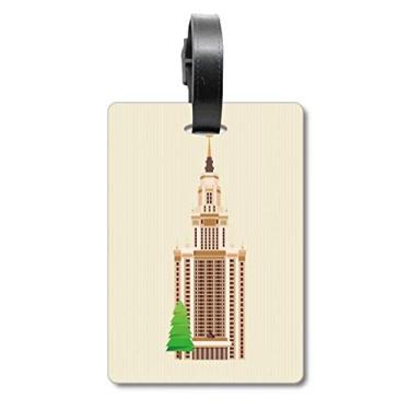 Imagem de Rússia Illustration Landmark National Symbol Mala Etiqueta Bagagem Cartão de Bagagem Scutcheon Etiqueta