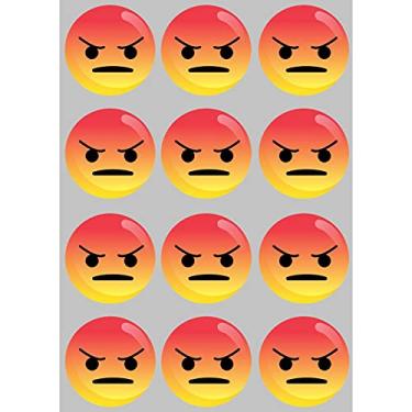 Imagem de 12 Imãs de Emoji