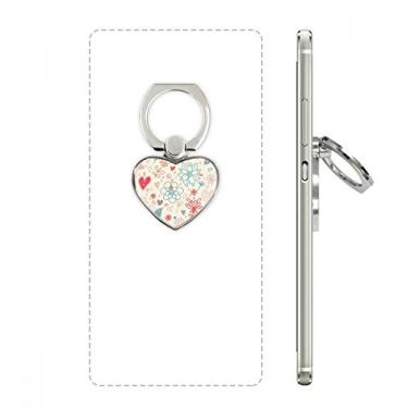 Imagem de Suporte de anel de telefone com pintura de flores de pássaro, suporte universal