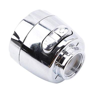 Imagem de Bico de chuveiro aerador de economia de água Torneira de filtro de aerador Aerador de dois modos de água Ferramenta de cozinha Torneira de cozinha Aerador Borbulhador de água, prata