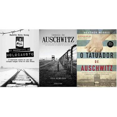 Imagem de Kit 3 Livros Eu Sobrevivi Ao Holocausto + Depois De Auschwitz + O Tatu