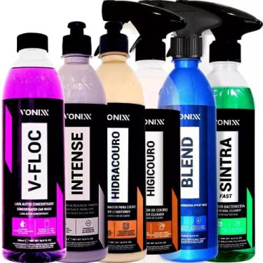 Imagem de V-Floc 500ml Revitalizador Intense Hidracouro Limpador Higicouro Sintra Fast Cera Liquida Blend Spray Vonixx