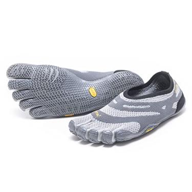 Imagem de Vibram Tênis masculino de malha FiveFingers El-X, Cinza, 11.5-12