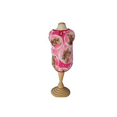 Imagem de Luppet Roupinha Pet Basica Para Cachorro Rosa Urso G