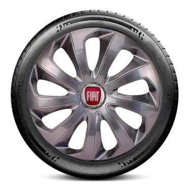 Imagem de Calota LC121 Fiat Aro 15 Grafite Velox Escolha o carro
