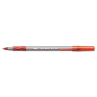 Imagem de BIC Caneta Esferogr fica Ultra Round Stic Grip, Tinta, M dia, D zia Vermelho