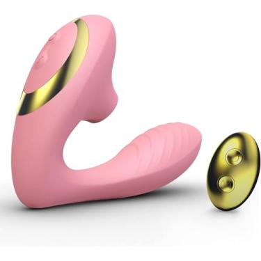 Imagem de Tracy's Dog Pro 2 | Vibrador de sucção de clitóris de silicone e vibrador de ponto G | 10 padrões fortes de sucção e vibração | O melhor orgasmo feminino | Controle remoto incluído