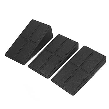 Imagem de Conjunto de Cunha de Agachamento Com Placa Inclinada Ajustável Com 3 Blocos Inclinados de Espuma, Maca de Panturrilha para Fisioterapia Doméstica, Melhora a Força Muscular