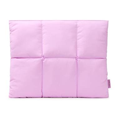 Imagem de Comfyable Capa para laptop Puffy de 15 polegadas e 16 polegadas, capa acolchoada para laptop para mulheres, fronha compatível com MacBook Air 15 polegadas M3 2024 e MacBook Pro 16 polegadas 2023 M3,