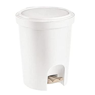 Imagem de Sanremo - Lixeira Plástica Redonda de 13,5 Litros com Pedal, Linha Casablanca