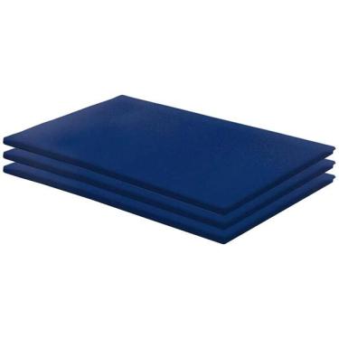 Imagem de Kit 3 Colchonetes Academia 90x40x3 D28 Azul Rg Colch es