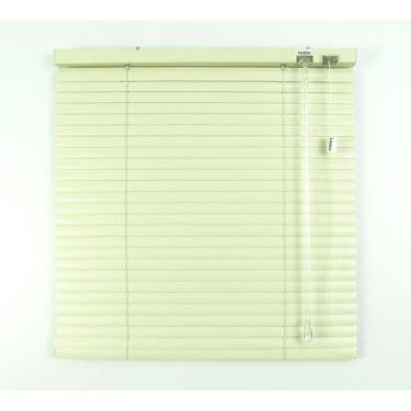 Imagem de Persiana Horizontal 25Mm Alumínio Crisdan Sem Furos Aparente Largura 1,80 X 1,50 Altura Bege