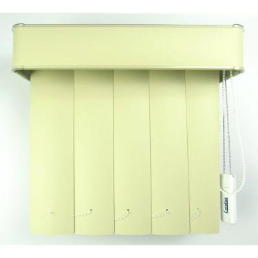 Imagem de Persiana Vertical Em Pvc Com Bando Crisdan Largura 1,00 X 1,40 Altura Camurça