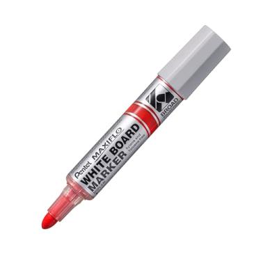 Imagem de Pentel Marcador para Quadro Branco Maxiflo Ponta Grossa 8.0mm Vermelho MWL5W-B