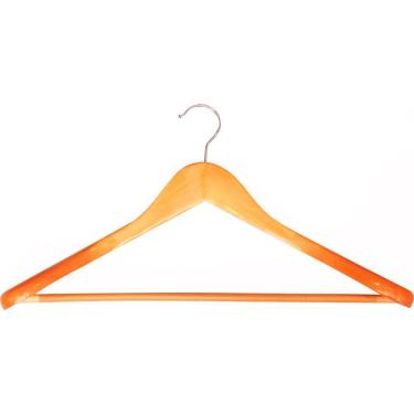 Imagem de Cabide Casaco Terno De Madeira Vizapi Adulto Wood 44x22cm Natural