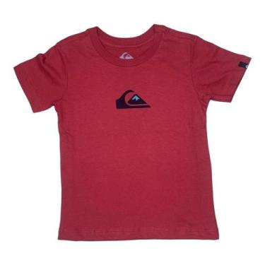 Imagem de Camiseta  Quiksilver Comp Logo Colors Vermelho- Juvenil