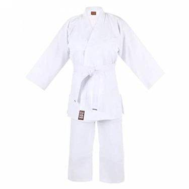 Imagem de Kimono Infantil Reforçado Judo Jiu-Jitsu, Haganah, Branco, M3